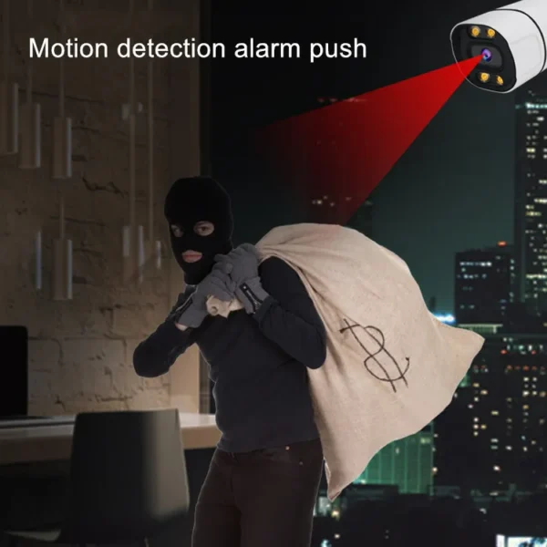 ⁦Jianvision 64-Channel 4K 8MP POE IP Camera System NVR Wide Angle CMOS Sensor Night Vision Network Security Surveillance System⁩ - الصورة ⁦4⁩
