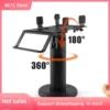 B67C Pos Machine Stand 360 Degrees Rotatable Pos Display Cashier Display Holder Credit Card Machine Stand Counter Stand