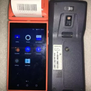 Used Modified P1 With V1S Systems Handheld Financial Androis Sun mi Pos Terminal with 1+8 Ram open version with 58mm Printer