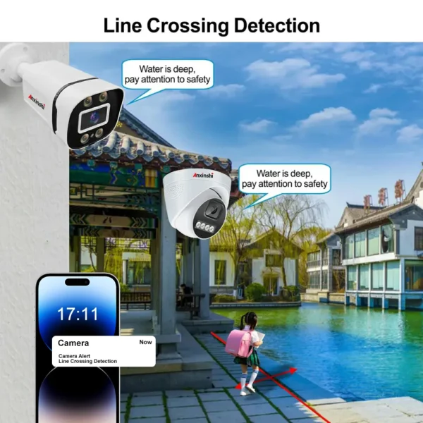 ⁦Anxinshi Promotions Hot Sale 16CH POE NVR Network Mini 4MP CCTV IP Video Nvr Kit H.265 Security Camera System⁩ - الصورة ⁦4⁩