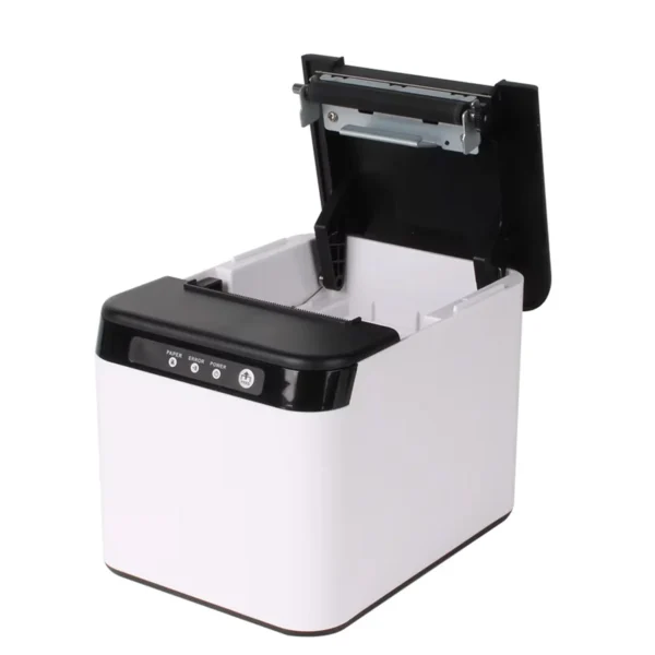 ⁦Receipt Bluetooth 80mm Auto-cut Thermal Printer White Color Printing Machine with 83mm Paper Cabin USB+Bluetooth Connection⁩ - الصورة ⁦3⁩