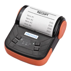 MTP-3 Portable 80mm Receipt Printer Wireless Bluetooth Thermal Printer Mobile Bill Printer ESC/POS Print Command for Store