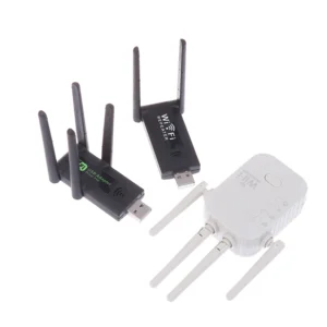 Signal Amplifier Booster 2.4G 300Mbps Wireless USB WiFi Repeater Extender Long Range Wi-Fi Router Home Network Extension