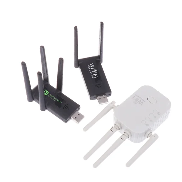 Signal Amplifier Booster 2.4G 300Mbps Wireless USB WiFi Repeater Extender Long Range Wi-Fi Router Home Network Extension