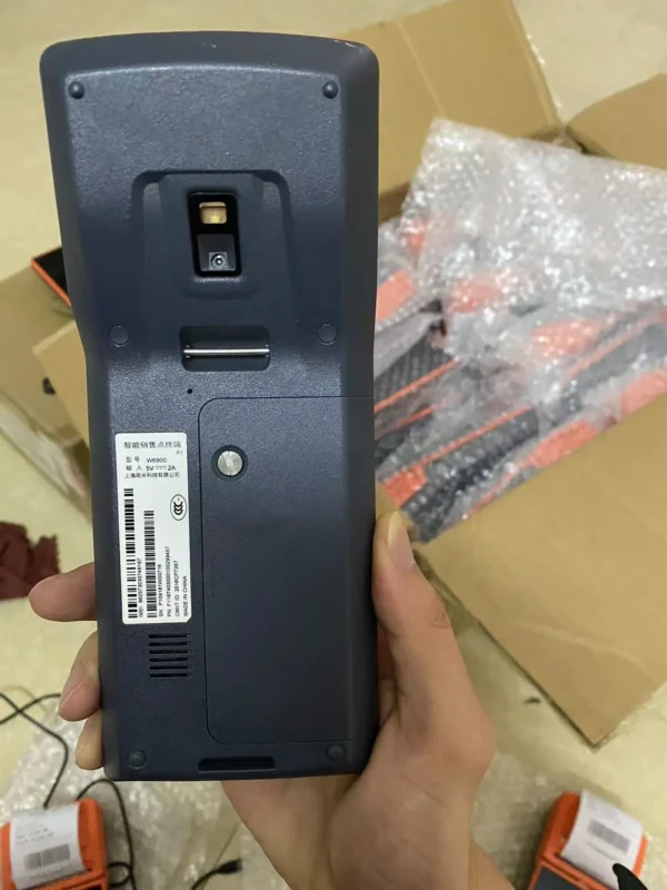 ⁦Used Modified P1 With V1S Systems Handheld Financial Androis Sun mi Pos Terminal with 1+8 Ram open version with 58mm Printer⁩ - الصورة ⁦5⁩