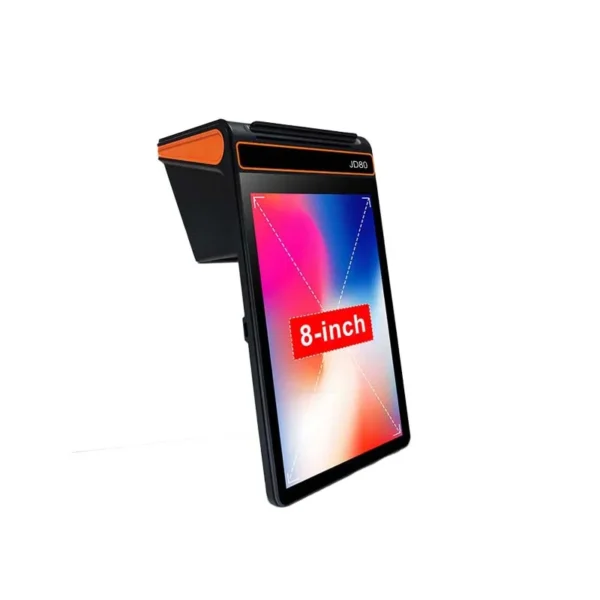 ⁦POS Terminal 8 inch Android 12 with 58/80mm Printer Loyverse Desktop POS 4G WIFI BT Connection 2D Scanner NFC Cash Register⁩ - الصورة ⁦6⁩