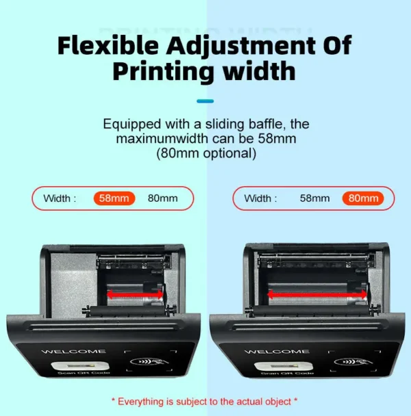 ⁦Free Shipping JEESTON 8 inch Android 12/13 POS Terminal with 58/80mm Printer Loyverse Desktop POS 4G WIFI BT 2D Scanner⁩ - الصورة ⁦2⁩