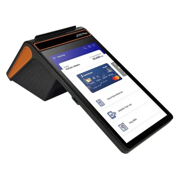 ⁦POS Terminal 8 inch Android 12 with 58/80mm Printer Loyverse Desktop POS 4G WIFI BT Connection 2D Scanner NFC Cash Register⁩ - الصورة ⁦2⁩