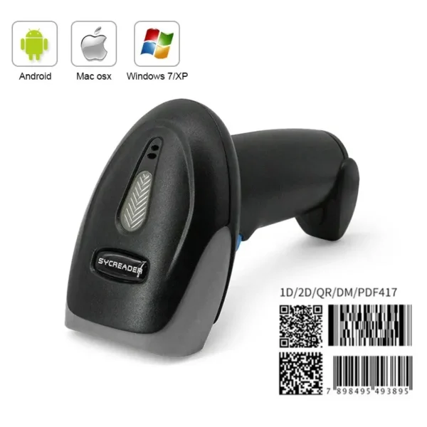 ⁦U20 1D/2D Supermarket Barcode Reader USB Wired Handheld Warehouse Bar Code QR Code Scanner CMOS Image High-speed Decoding⁩ - الصورة ⁦2⁩