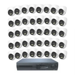 A 8MP POE NVR with 64 Channel Security System Night Vision and Cloud Data Storage Option