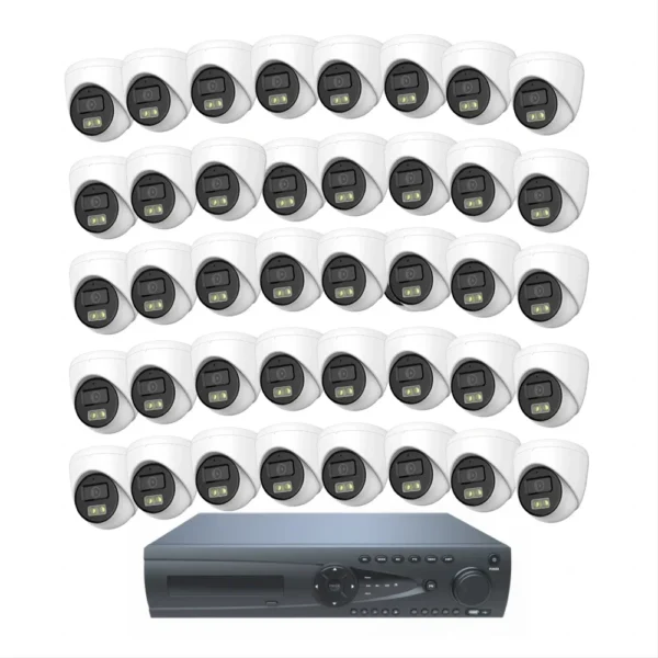 A 8MP POE NVR with 64 Channel Security System Night Vision and Cloud Data Storage Option